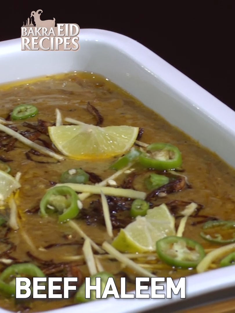 Beef Haleem Recipe By Chef Mehboob | Bakra Eid Special Perfect Quick Easy Haleem Recipe | MasalaTv