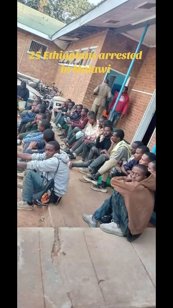 Two arrested for trafficking Ethiopians June 4: Police in Mchinji have arrested Golden Enock, 41, and Davie Botomani, 35, for assisting and transporting 25 Ethiopians from Dzaleka Refugees Camp in Dowa to Mchinji. According to Mchinji Police Public Relations #Officer, Limbani Mpinganjira, during the night of June 2, 2024 officers on duty intercepted a vehicle, white Toyota Dyna, registration number DZ 4062 with 25 Ethiopians on board, and without valid supporting documents on their way to Mozambique. “The vehicle got impounded and the matter was reported to Namizana border police and the department of immigration and citizenships and the two suspects were taken into police custody,” he said. He further said, the 25 illegal immigrants have also been detained at Mchinji police station and will appear before the court soon to answer their charges. “The names of the detained Ethiopians include; Tezazu Erinyand, 48, Peere Watumo, 29 and twenty-three others ranging from the age of 15-18,” Mpinganjira said. #StopChildLabour #WorldDayAgainstChildLabour #immigrants #fyp #f 