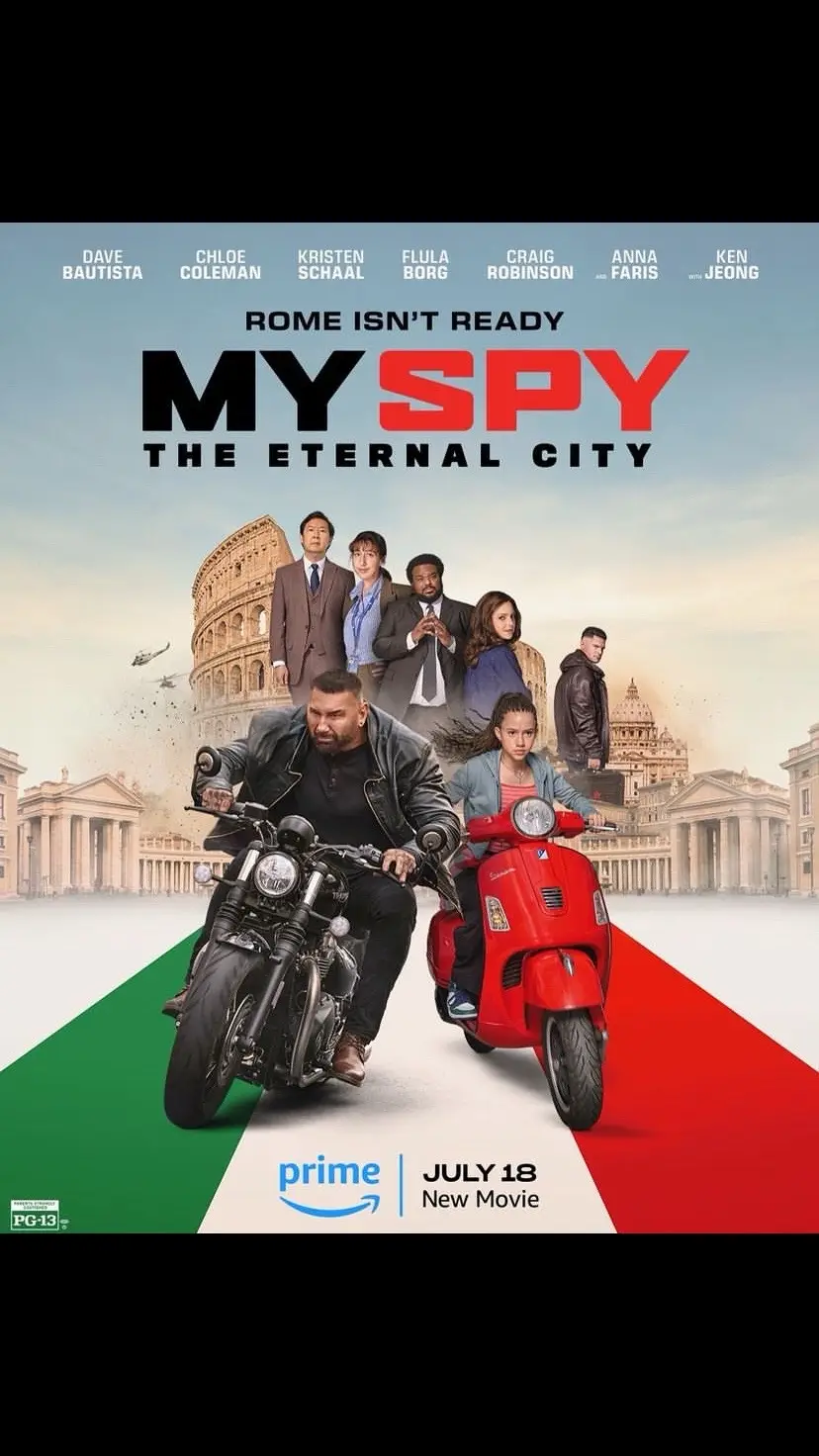 They're back! Prepare for the ultimate spy adventure. My Spy The Eternal City streams July 18. #Myspy #Myspytheeternalcity #july18th #davebautista #newmovie #tampa #hollywood #florida #viral #tiktok #DreamChaser #