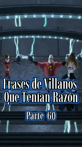 Frases de Villanos que Tenían Razón parte/60 #losincreibles #sindrome #frases #villanos #frasesdevillanos #villanosdisney #frasesdevillanosquetenianrazon 