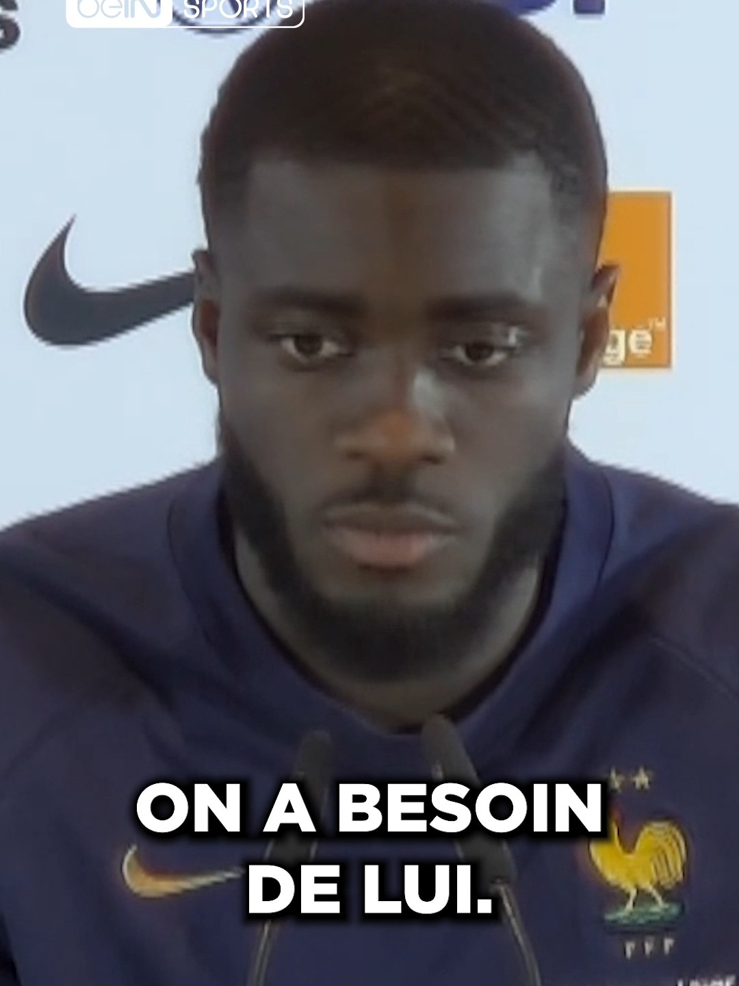 💪🇫🇷 Upamecano compte sur Mbappé pour porter les Bleus pendant l'#EURO2024 !  #football #soccer #euro #euro2024 #beineuro2024 #france #equipedefrance #upamecano #mbappé #mbappe #kylianmbappé #kylianmbappe #interview #sport #sports #sportstiktok