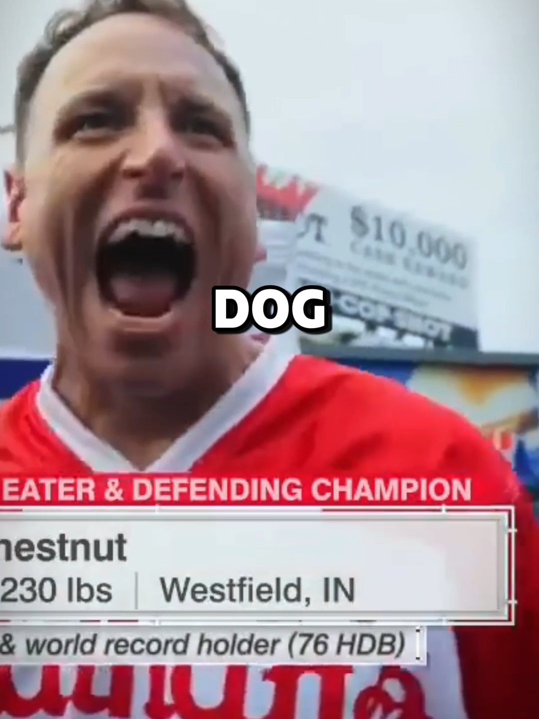 Joey Chestnut BANNED? 😱 #hotdogeatingcontest #joeychestnut #GOAT