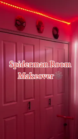 My Threenager asked for a big boy Room 🥲 i had to delievr 🕸️ #bigboy #mommysboy #spoiled #toddlermom #sahm #spideyandhisamazingfriends #spiderman 