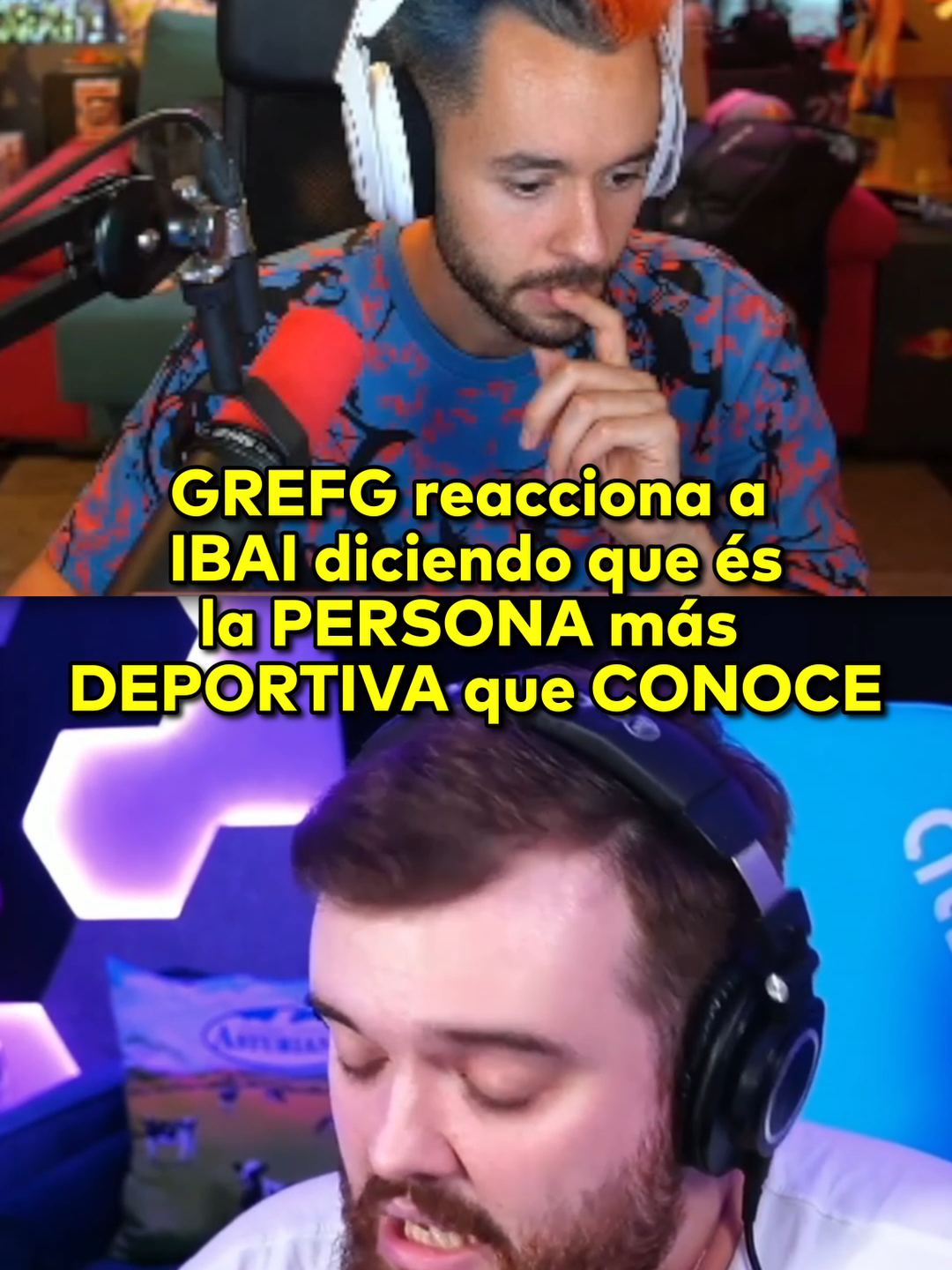 GREG reacciona a IBAI diciendo que ésla PERSONA más DEPORTIVA que CONOCE #thegrefg #ibai #twitch #fyp #parati