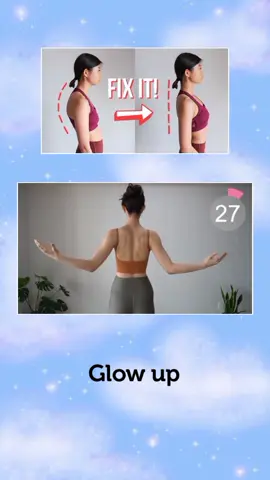 Exercícios para melhorar a postura #GlowUp #posture #improveposture #hourglassbody #bodygoals #wonyoungism #wonyoungmotivation #girltips #exercise #mejorarlapostura #correctposture #routine #dicasdebeleza #postura 