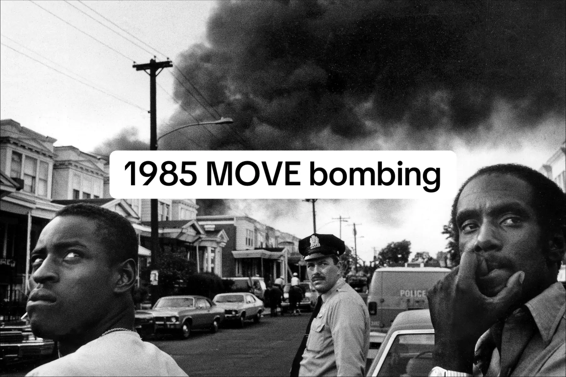 On May 13, 1985, the Philadelphia Police Department dropped a satchel bomb on 6221 Osage Ave. in West Philadelphia, where members of the Black liberation advocacy group MOVE lived. 11 people were killed, including five children, and one adult and one child survived.  The Philadelphia Police Department allowed the resulting fire to burn out of control, destroying 61 previously evacuated neighboring homes over two city blocks and leaving 250 people homeless. In 1981, MOVE relocated to a row house at 6221 Osage Avenue in the Cobbs Creek area of West Philadelphia. Neighbors complained to the city for years about trash around their building, confrontations with neighbors The police obtained arrest warrants in 1985 charging four MOVE occupants with crimes including parole violations, contempt of court, illegal possession of firearms, and making terroristic threats. On Monday, May 13, 1985, nearly 500 police officers, along with city manager Leo Brooks, arrived in force and attempted to clear the building and execute the arrest warrants.Water and electricity were shut off in order to force MOVE members out of the house.  They were given 15 minutes to come out. When the MOVE members did not respond, The bombs exploded after 45 seconds, igniting the fuel of a gasoline-powered generator and setting the house on fire, which was left to burn.  The fire killed 11 of the people in the house, six adults and five children:  John Africa,  Rhonda Africa,  Theresa Africa,  Frank Africa,  Conrad Africa,  Tree Africa,  Delisha Africa,  Netta Africa,  Little Phil Africa,  Tomaso Africa,  and Raymond Africa.  In 1996, a federal jury ordered the city to pay a $1.5 million civil suit judgment to survivor Ramona Africa and relatives of two people killed in the bombing. The jury had found that the city used excessive force and violated the members' constitutional protections against unreasonable search and seizure. Ramona was awarded $500,000 for the pain, suffering and physical harm suffered in the fire. Since the bombing, the bones of two children, 14-year-old Tree (Katricia Dotson) and 12-year-old Delisha Orr, were kept at the University of Pennsylvania Museum of Archaeology and Anthropology. #westphilly #philadelphia #philly #phillytiktok 