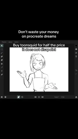 Its literally incredible, the interface is very similar to procreate and its sooo easy to navigate, it turns out im not shit at this animation stuff, procreate dreams was just a shitty software, DONT BUY IT. (idk why the video is so laggy but whatever) THIS A WIP! also this is where ive been for like a week, im practicing for my school project. #animation #procreate #animationmeme