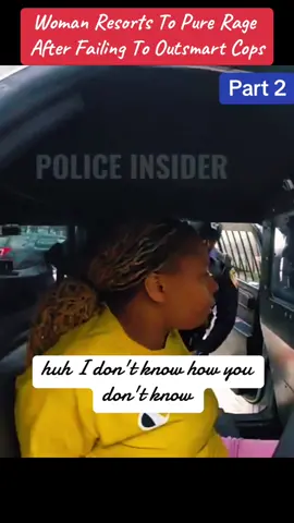 Woman Resorts To Pure Rage After Failing To Outsmart Cops #cops #police #policeofficer #policeoftiktok #MomsofTikTok #copsoftiktok 