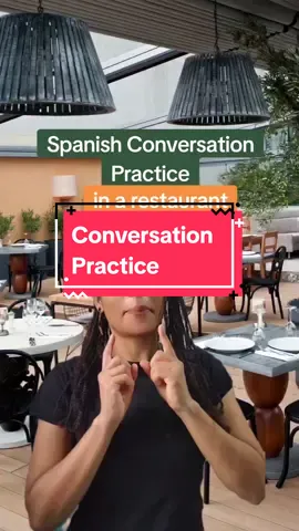This is a very common conversation in a restaurant in Spanish. You can learn essential vocabulary like 