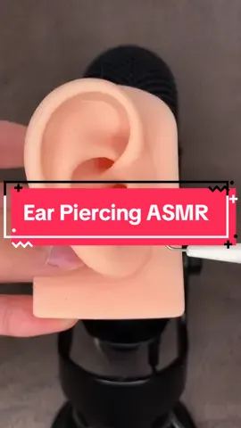 Ear Piercing ASMR #asmr #relax #asmrsounds 