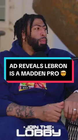 Anthony Davis Reveals Lebron James is a Pro Madden Player 🤯#lebronjames #anthonydavis #lakers #NBA #gaming #viral #jointhelobby