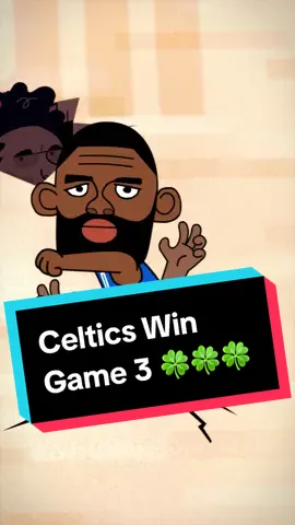 Celtics win Game 3! #nbaplayoffs #celtics #mavs #cartoon #2Tall #NBA #2tallanimation #mavericks #nbafinals #animated
