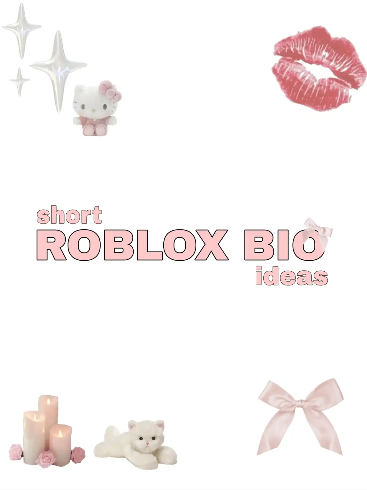 short roblox bio ideas for my girlies <3  #robloxfyp #robloxgames #evadefyp #outfitideasroblox #outfitideas #emotedash #outfitideas #evadedit #xzybca #roblox #evadedit #robloxfyp 