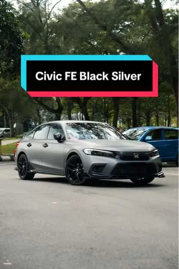 Black Sliver dari Teckwrap ni memang hensem 🚀Lepas wrap terus jadi sporty kereta Civic ni.  Berminat juga nak buat? Tekan link di bio 🤝🏻 #fyp #autowrapempire #kedaiwrapbangi #kedaiwrapkajang 