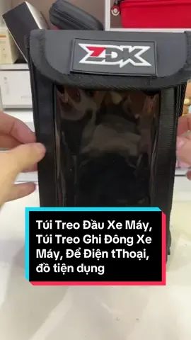 Túi treo dâu xe máy ZDK mini, đựng điện thoại, thiết kế mới có lô sạc, 2 lớp hỗ trợ thoát nhiệt tốt cho điện thoại Phone#meni3conreview #mebimsua #tuitreodauxemay #tuitreodauxe#tienloi#thoitrang#chacchan#antoan# tiktokshop #thinhhanh #xuhuong