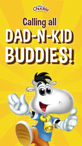 Calling all dad-n-kid buddies! Father's Day is coming up. Let's celebrate by showing off your own #DaddyBuddyBump with CHUCKIE! Stay tuned for this chocolatey bonding experience!