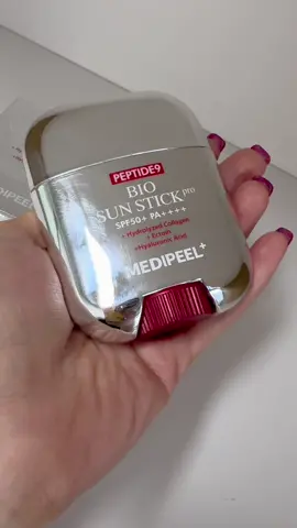 Convenient, portable, and powerful protection against harmful UV rays.Grab my sunscreen stick and don’t let the sun catch you unprepared! #sunscreen #peptide9 #biosunstick #medipeel  #collage #fyp #suncare #skincare #tiktok #tiktokshop #viral 
