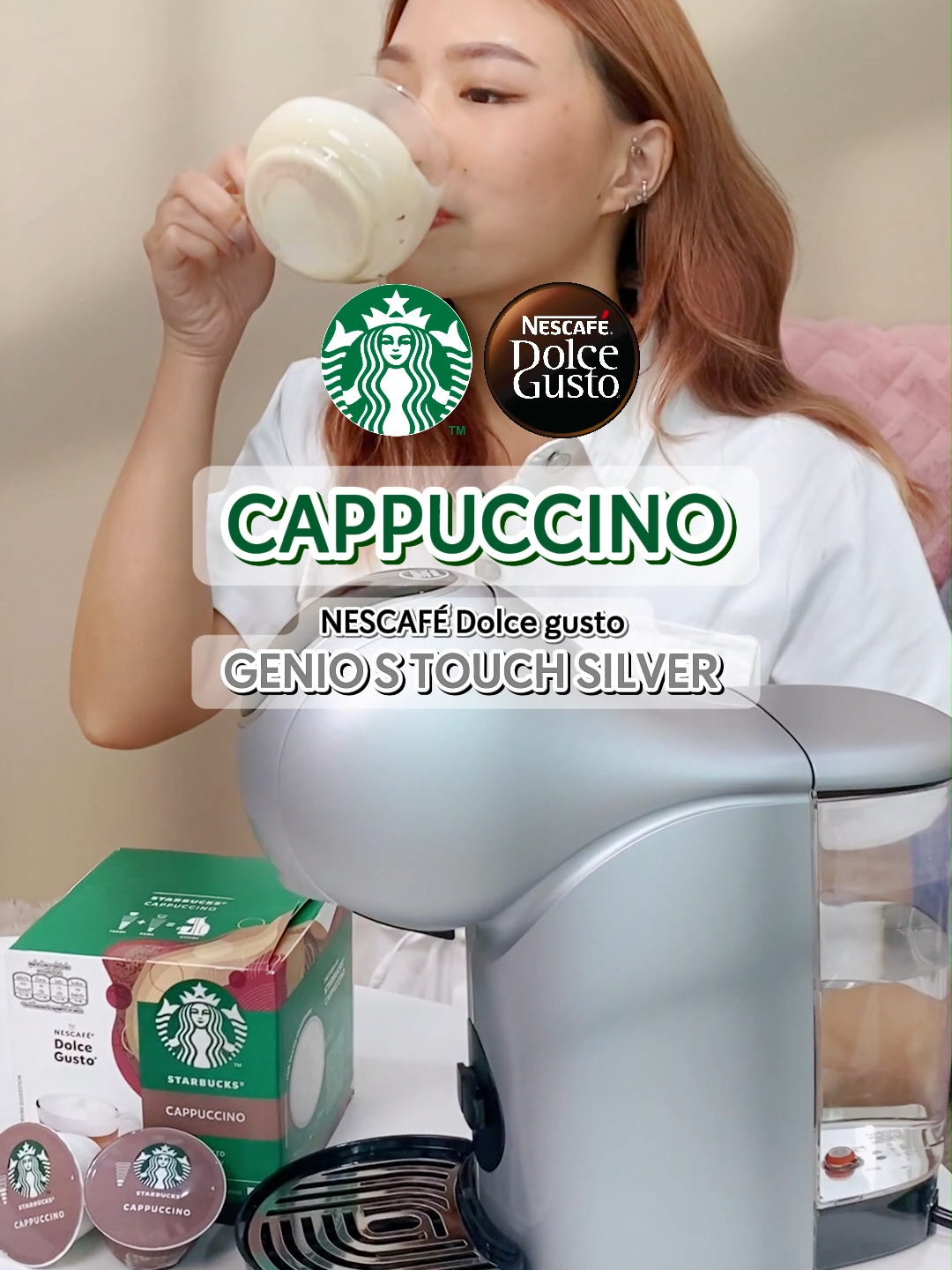 Cafe at home ง่าย ๆ ขอแค่มีเครื่องชงกาแฟกับแคปซูลของ NESCAFE DOLCE GUSTO มีติดบ้านไว้รับรองฟินนน!! แล้วได้กาแฟอร่อยรสชาติดีระดับมืออาชีพอีกด้วย จิ้มที่ตระกร้าเลย  . #nescafedolcegusto #เครื่องชงกาแฟแคปซูล #แคปซูลกาแฟ #coffe #coffemachine #กาแฟสด #กาแฟ #เครื่องชงกาแฟ#Cappuccino#คาปูชิโน่