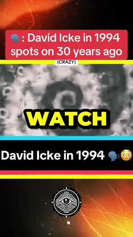 David Icke in 1994 spots on 30 years ago. #lawofattraction #manifestation #fypシ゚viral #physique #soul 