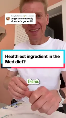 Replying to @hannah t 🎷 Is this ingredient the healthiest part of the Mediterranean diet?