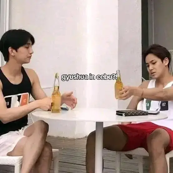 Gyushua had an impromptu cebu trip in 2019. i still remember waking up to gossips saying mingyu & shua are in cebu and turned out to be true bc there are carats who met & saw them 😭😆 #seventeen17_official #mingyu #joshua #seventeen17_official #seventeen세븐틴 #trending #svt #fypppppp #svt #drunk #beer 