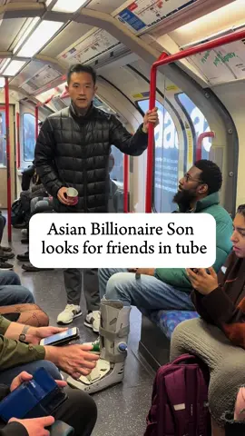 Asian Billionaire Exchange Student looks for friends in the tube @Toni-Marie Happe @Peter Barnett 