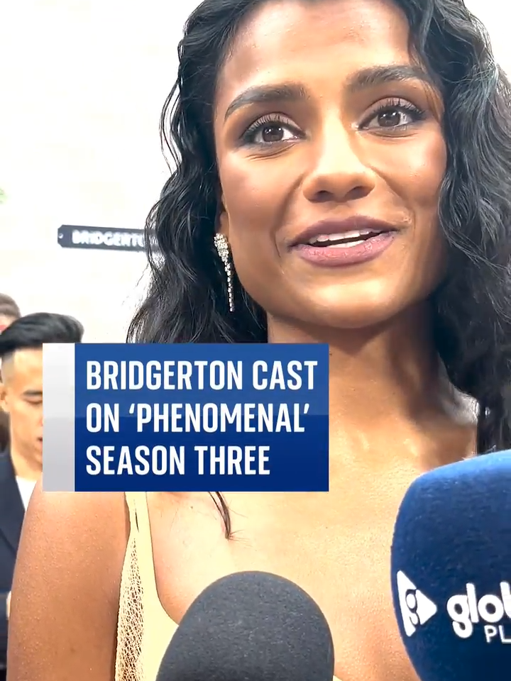 Bridgerton cast on season three finale #bridgerton #simoneashley #nicolacoughlan #lukenewton 