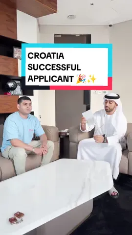 First successful Indian applicant from UAE 🇦🇪 for Croatia 🇭🇷  #wizardimmigrationservices #croatia #immigration #job #europe #opportunity #visa #schengen #success #foryou #fyp #uae #dubai 