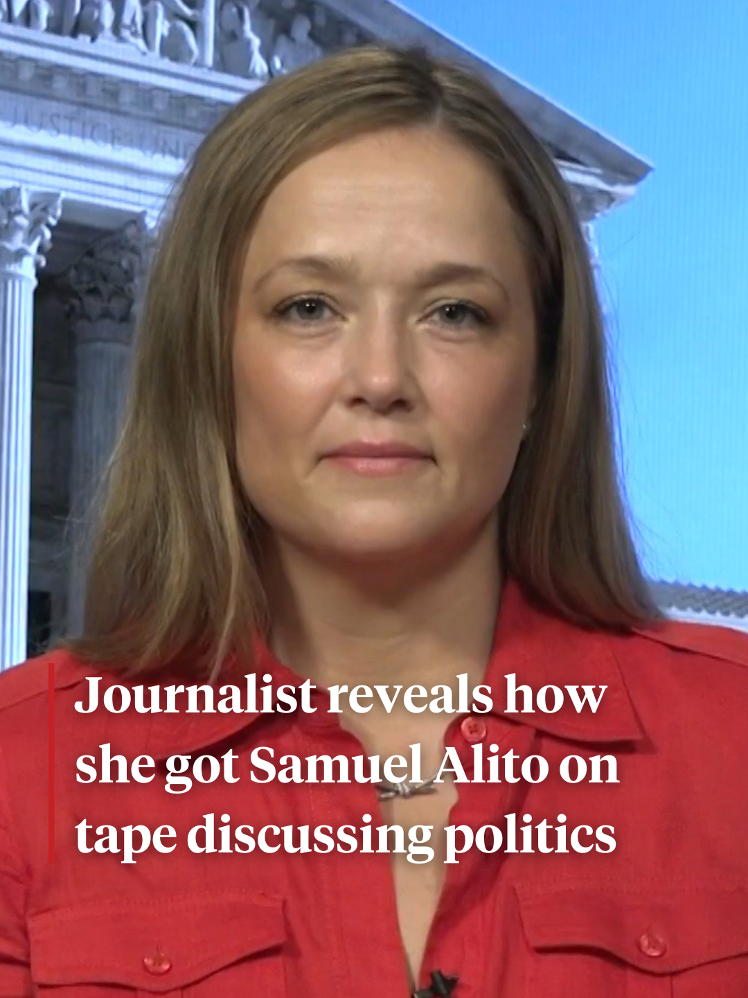 How did journalist Lauren Windsor get close enough to Supreme Court Justice Samuel Alito to record his thoughts on politics and the role of religion in the United States? 