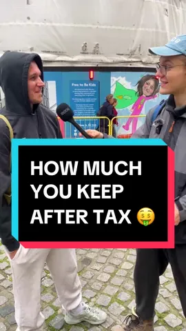 How Much You Keep After Tax On Different UK Salaries 🤑💷 #uk #taxes #money #salary #salaries #quiz #trivia #publicinterview 