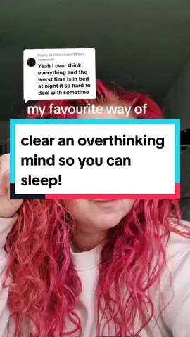 Replying to @littlecookie1981 this is my favourite way of clearing an overthinking mind so that I can sleep. overthinking takes up so much brain power and can be utterly exhausting...as well as the stealer of sleep!!  this is a super simple way to clear your mind of thoughts and anxieties before bed. throw it in the fudge it bucket!!! #overthinking #overthinkingang #overthinkingeverything #losingsleep #cantsleep #cantsleepmoments #helpsleep #overthinkingmind #clearyourmind #anxiousminds #insomnia🌛 #sleep #sleepingthroughthenight #sleeping 