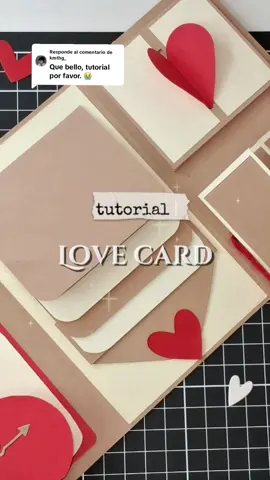 Respuesta a @kmthg_ tutorial tarjeta de amor 💌 love card #manualidades #crafts #tutorials  #scrapbooking #detail#giftideas  #hechoamano #cutegift #ideascrapbook #novios #foryou  #regalospersonalizados #novios  #tarjetaspersonalizadas 