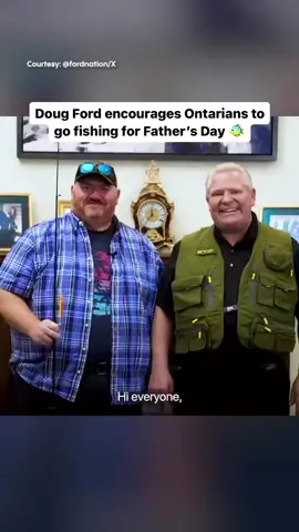 Premier #DougFord announced there will be free fishing across the province this weekend for Father's Day. 🎣 How are you planning to celebrate the day?