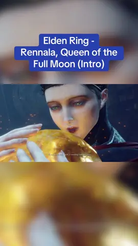 Elden Ring - Rennala, Queen of the Full Moon (Intro). This cutscene was so creepy to me 😅 #eldenring #eldenringgameplay #gaming #GamingOnTikTok #videogames #cutscene #eldenringboss 
