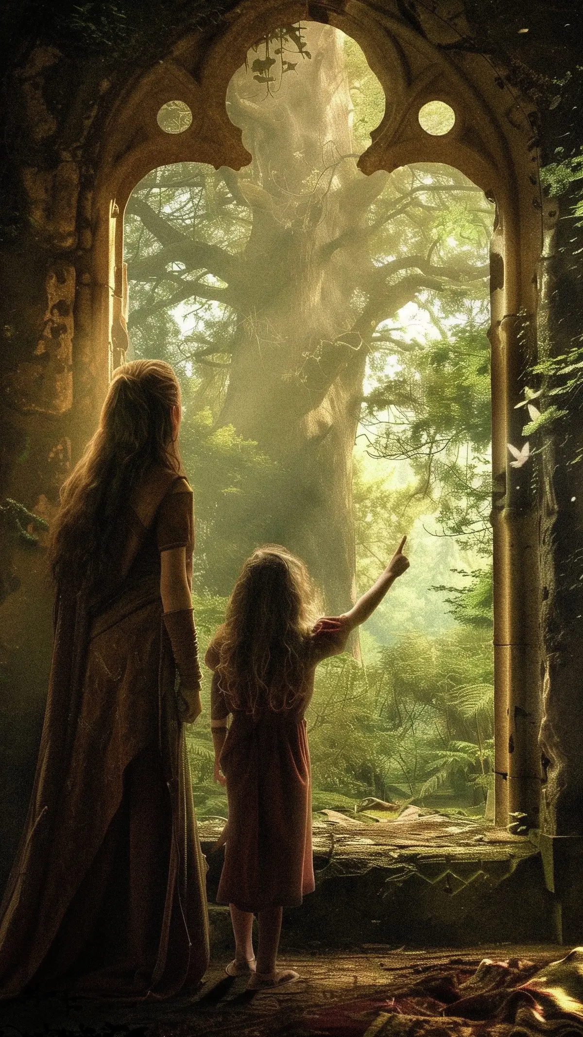 Mother, Does the sun ever get tired of being?  #cyborgism #darkfantasy #fantasy #lightfantasy #brightfantasy 