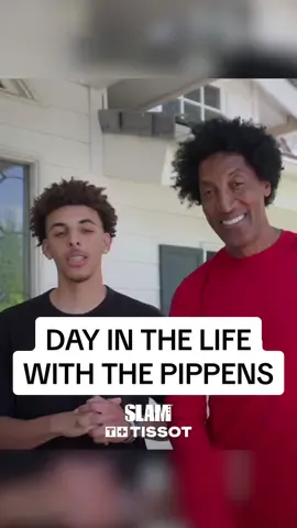The best way to spend Father's Day is with the Pippens. We linked up with Scottie and Justin Pippen for a day in their life. LINK IN BIO to watch. @TISSOT #justinpippen #scottiepippen #slamhs #hshoops 