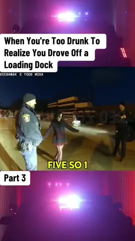 When You're Too Drunk To Realize You Drove Off a Loading Dock #cops #police #copsusa🚔🇺🇸 #policeofficer #foryou 