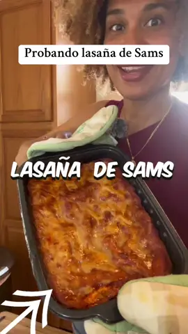 Probando lasaña precocida de Sams Club! 🧡🫶 #parati #samsclub #samsclubfinds #Foodie #foodtiktok #calentao #fogonencendido #lasaña #hoynococino #comidarapida #fyu #viral 