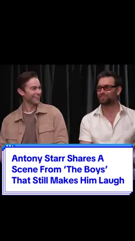 #AntonyStarr shares a scene from #TheBoys that still makes him laugh 🤣 #ChaceCrawford #Homelander #TheDeep 