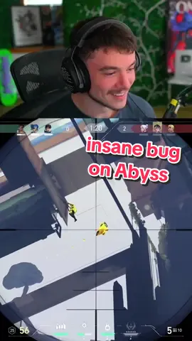 surely we patch this before this map hits ranked, this is insane… #Valorant #abyss #bug 