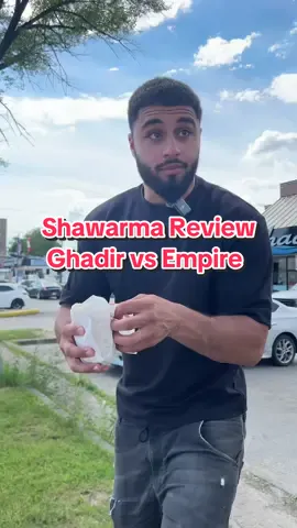 Ghadir Vs Shawarma Empire Review #fyp #shawarma #foodreview #scarbrough #alkvsfood 