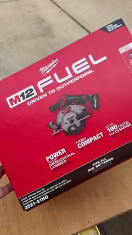 BRAND NEW FROM MILWAUKEE The @Milwaukee Tool M12 FUEL 5-3/8” Circular Saw (2521-20) With its compact and lightweight design, the saw is extremely portable, making this a great solution for cuts in smaller spaces, overhead, and when the capacity of a larger saw is not needed.  The M12 REDLITHIUM HIGH OUTPUT XC5.0 battery delivers up to 190 cuts in 2x4, delivering the run-time needed to keep users productive on site.  The latest in 12v cordless technology, LED light, cut line blower, and integrated storage hook make this a powerful, compact, and convenient cutting solution. - - -   #construction #tools #newtools #toolsofthetrade #cordlesstools #powertools #milwaukee #toolsthatworkforyou #carpentry 