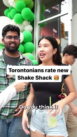 Shake Shack is now open in #Toronto! Eager foodies waited in line to check out the famous ShackBurger and fries along with exclusive menu items, like The Maple Salted Pretzel Shake. Are you planning to hit up #ShakeShack soon? 🍔🥤