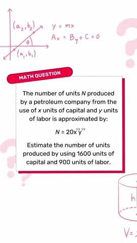 how many units were produced 🧐🛢️? lets see if you can solve this question! #stem #math #precalc #exponents #indexlaws #wordproblem #gauth 