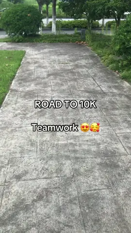 ROAD TO 10K Teamwork 😍🥰 Teamwork #Teamwork#1k#2k#5k#10k 