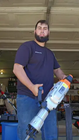 Trying out the @Vevor_US jackhammer and this things works incredibly. #tools #concrete #asphalt #slate #granite #demolition #toolsinaction #vevor #vevorttshop #jackhammer 