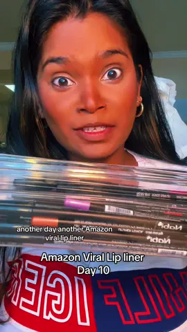 Amazon viral lip liners Day 10 #amazon #lipliner #browngirlmakeup #browngirllipcombo #fypシ゚viral #creatorsearchinsights 