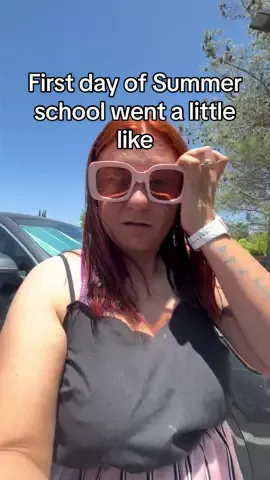 First day was a little hard . And so have the other 2 days ! #summerschool #momlife #mom #toddlers #school 