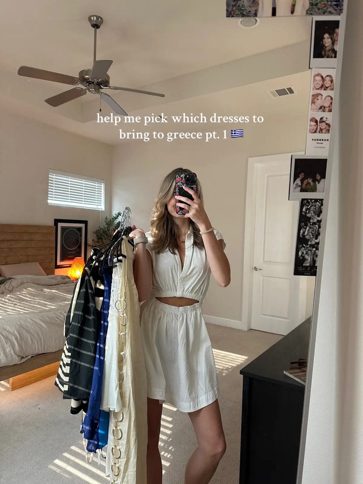 Help me pick which dresses to bring to greece pt. 1! Went a little too hard on shopping and now I have too much #greeceoutfits #eurosummer #eurosummeroutfits #eurofashion #dresses #greece #outfitideas