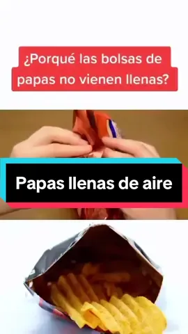 ¿Alguna vez te has preguntado por qué las bolsas de papas no vienen llenas? 📦🍟  #SabíasQue #Curiosidades #PapasFritas #DatosInteresantes #TikTokCiencia #Comida #Alimentos #Explicación #CulturaGeneral #tiktoklearning #josemorenobiologo 